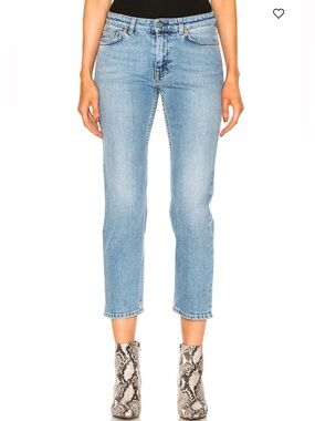 Acne Studios Row Clean Light Vintage Jeans crop Size 27